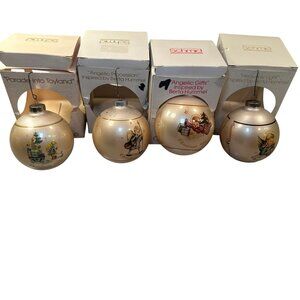 Schmid Berta Hummel Christmas Ornaments Angelic Gift Toy Parade Original Box Set